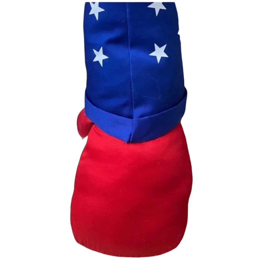 Rae Dunn USA Shelf Sitter Patriotic Gnome Plush‎ 4th of July Americana Decor NWT
